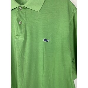 Vineyard Vines Men's Polo, Size MED, Green, Cotton